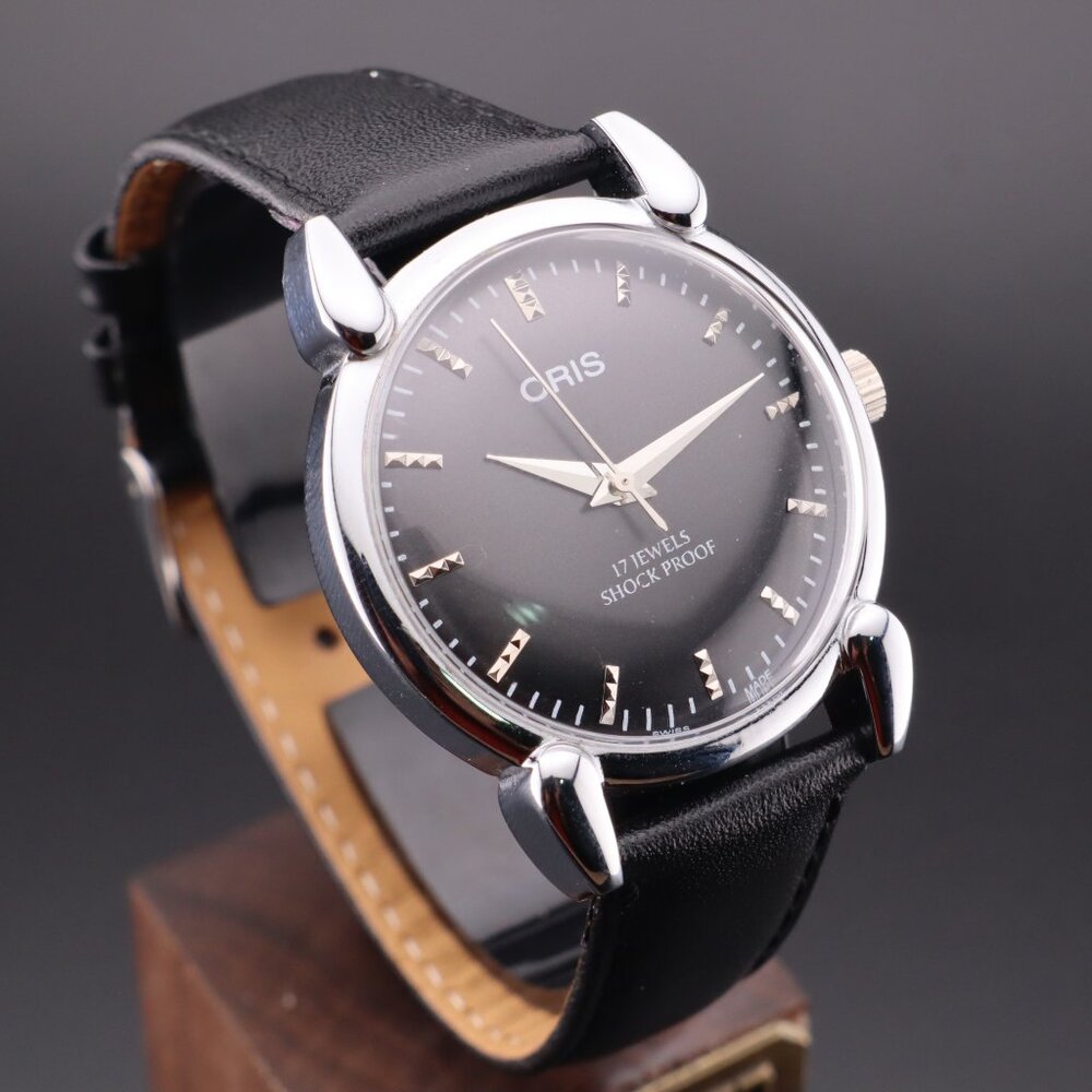Oris Vintage Swiss 17 Jewels Hand-Wound Mechanical Men's Watch - FREE SHIPPING